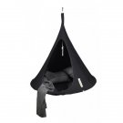 Black CACOON SINGLE HAMMOCK HANGING CHAIR