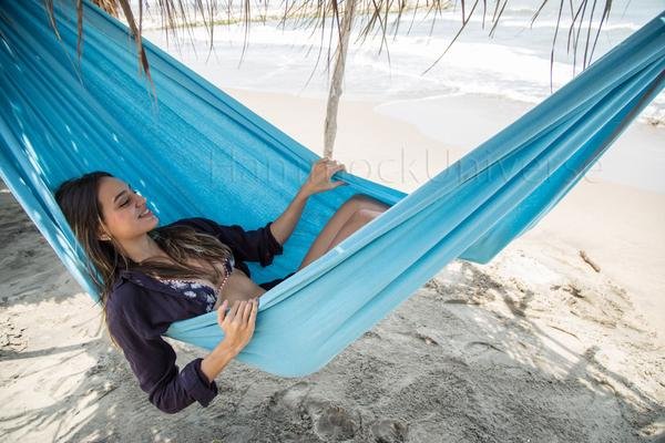 Light Blue COLOMBIAN DOUBLE HAMMOCK