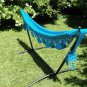 Celeste Aqua NICARAGUAN HAMMOCK WITH UNIVERSAL HAMMOCK STAND
