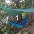 Navy & Light Blue PARACHUTE EXPEDITION HAMMOCK - DOUBLE