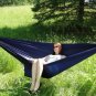 Navy & Light Blue PARACHUTE EXPEDITION HAMMOCK - DOUBLE