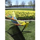 Hot Colors XL THICK CORD MAYAN HAMMOCK WITH UNIVERSAL STAND