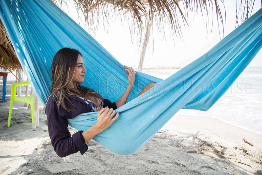 Light Blue COLOMBIAN DOUBLE HAMMOCK