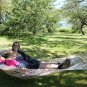 Natural COTTON ROPE HAMMOCK - DOUBLE