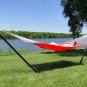 Red LAKE HAMMOCK WITH 3-BEAM STAND