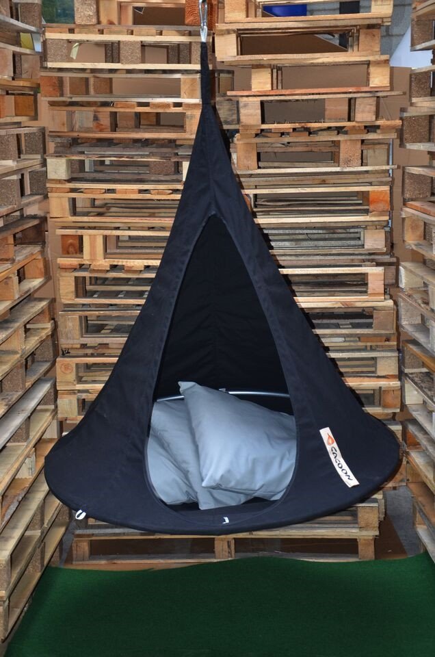 Black CACOON BONSAI HAMMOCK HANGING CHAIR