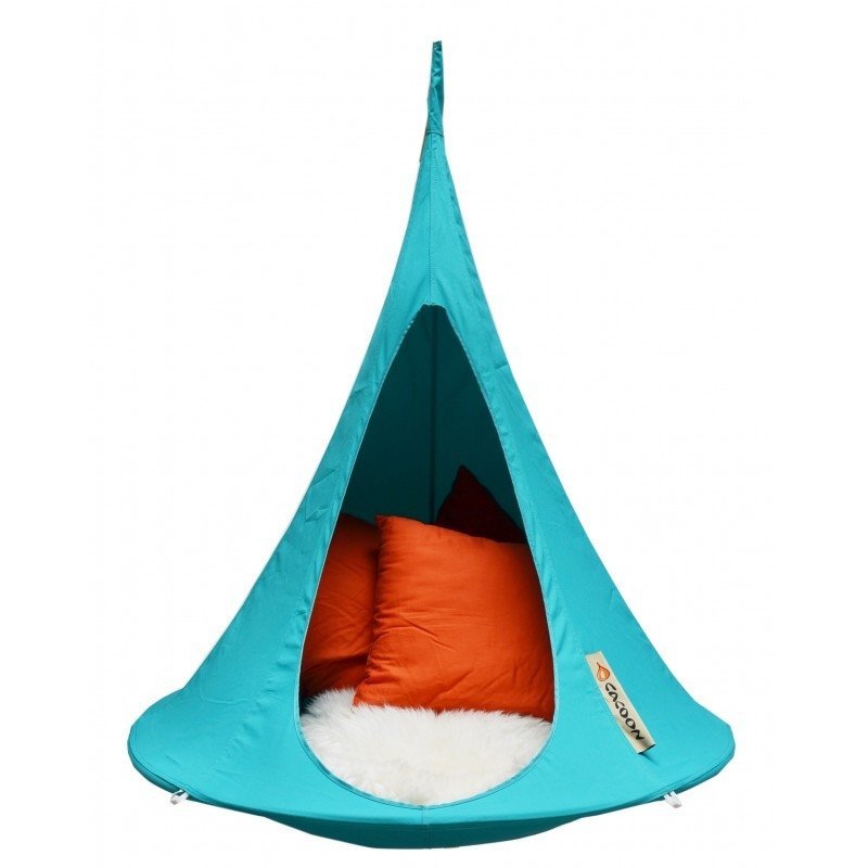 Turquoise CACOON BONSAI HAMMOCK HANGING CHAIR