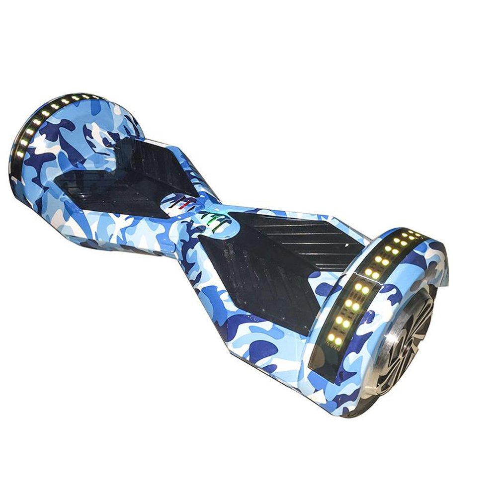 blue camo hoverboard