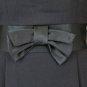 Vintage LAURA ASHLEY Black Wool Blend Square neck 3/4 sleeve Cocktail Dress 6