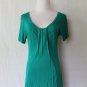RICHARD CHAI for Target Emerald Green Draped Jersey Tunic Length Knit Top New S