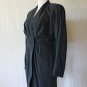 Vintage BICCI by Florine Wachter Sexy Black Long sleeve Coat Dress Union Made 2