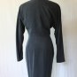 Vintage BICCI by Florine Wachter Sexy Black Long sleeve Coat Dress Union Made 2
