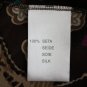 BLUEMARINE Embellished Silk Chiffon Long Sleeved Below the Knee Dress 42 S
