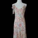 Sonia Rykiel Ethereal 1920's Gatsby Inspired Summer Silk Dress France 36 USA 4 6