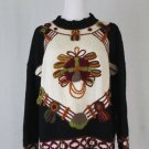 Roberta Freymann Roberta Roller Rabbit Warm Handknit Wool Uruguayan Sweater S