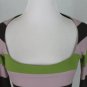 Miss Sixty Striped Wool Blend Scoop Neck Long Sleeve Sweater Made in Italy M