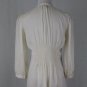 Miss Me Collection Creamy Ivory Cotton & silk Voile Smocked Peasant Blouse Small