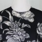 Vintage Linda Allard Ellen Tracy Navy Blue & White Silk Short Sleeve Blouse 4