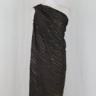 Sachin & Babi Sequined Silk One Shoulder Evening Dress  Brown & Copper NWT 4 S