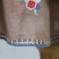Cacharel Pleated Brown Embroidered Knee Length Peasant Skirt 36 4 S New