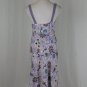 Vintage Cynthia Cynthia Steffe Beaded Purple Silk Tiered Sundress Size 6 Small