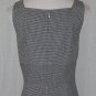 Vintage Tommy Hillfiger 1990's Sleeveless Cotton Houndstooth Sheath Dress 6 S