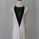 Victoria Secret Designer Collection LOLA HAZE Blk & White Silk Halter Chemise S