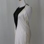 Victoria Secret Designer Collection LOLA HAZE Blk & White Silk Halter Chemise S