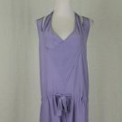 BABAKAL Silk Romper Lavender Drawstring Waist  Romper NEW with TAGS One Size
