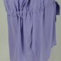 BABAKAL Silk Romper Lavender Drawstring Waist  Romper NEW with TAGS One Size