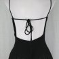 Cache Black Ballgown Full Length Spaghetti Straps Open Back Made in USA S