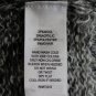 Cynthia Rowley Soft & Fuzzy Mohair Boyfriend Sweater Gray Stripes Medium NEW