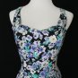 Vintage LAURA ASHLEY Ireland Floral Print Lattice strap Ankle Length Sundress XS