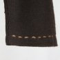 Vintage Adrianna Papell Brown Wool Blend Embroidered V-Neck Sweater Sz Medium