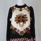 ROBERTA FREYMANN Roberta Roller Rabbit Handknit Wool Oversized Sweater S