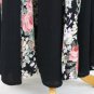 Vintage STARINA Pink & Black Floral Rose Print Sleeveless Maxi Sundress Dress M