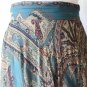 Vintage ALBERTA FERRETTI Ensemble Silk & Velvet Jacket Skirt Boho Gypsy 38 4