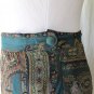 Vintage ALBERTA FERRETTI Ensemble Silk & Velvet Jacket Skirt Boho Gypsy 38 4