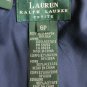Ralph Lauren Skirt Bias Cut Black & Blue Paisley Velvet Long Midi length 6P