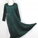 Vintage STARINA 1920's Inspired Long Velvet Artsy Dress New With Tags L