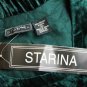 Vintage STARINA 1920's Inspired Long Velvet Artsy Dress New With Tags L