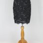 Vintage Pamela Dennis Couture Beaded Sequined French Lace & Silk Skirt 8 Small