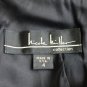 Nicole Miller Collection Long Burgundy and Black Velvet Draped Evening Gown 4