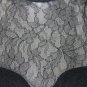 LEE CLAIRE New York Vintage Black Chantilly Lace Dress Size Small