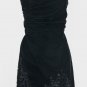 Vintage LIANCARLO COUTURE Strapless Black Velvet and Lace Gown Ballgown 6 Small