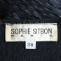 Sophie Sitbon Paris Long Sleeveless Black Viper Evening Dress France 38