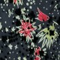 Sonia Rykiel Black & Red Floral Bias Cut Burned Velvet Silk Blend Skirt 38 6 S