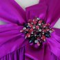 MARC BOUWER Glamit! Embellished Silk Chiffon Trapeze Dress NEW NWT 6