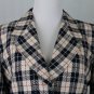 Yves Saint Laurent Rive Gauche VINTAGE Blue Plaid Blazer Jacket 40/M