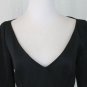 Badgley Mischka Vintage Black Long Sleeve Portrait Neckline Godet Dress 4